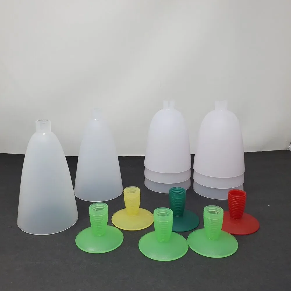 TUPPERWARE IMPRESSIONS STEMMED ICED TEA/SUNDAE CUPS/WINE Mixed #4125A #4094B
